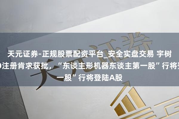 天元证券-正规股票配资平台_安全实盘交易 宇树科技IPO注册肯求获批，“东谈主形机器东谈主第一股”行将登陆A股
